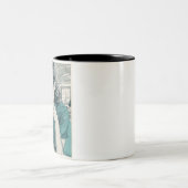 コーヒーのマグカップ ツートーンマグカップ (中央)