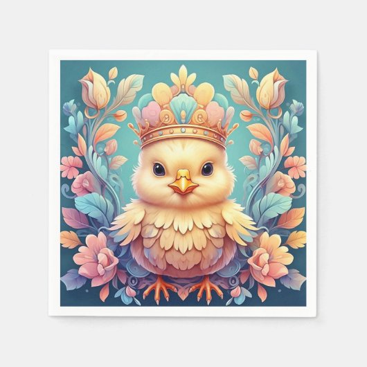 コーヒーのマグカップ「REGAL CHICK」 スタンダードカクテルナプキン (正面)