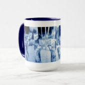 コーヒーのマグ: 金Sellon著元の絹の絵画 マグカップ (正面左)