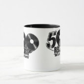 コーヒーのマグ- 500の記録ロゴ マグカップ (中央)