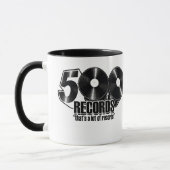 コーヒーのマグ- 500の記録ロゴ マグカップ (左)