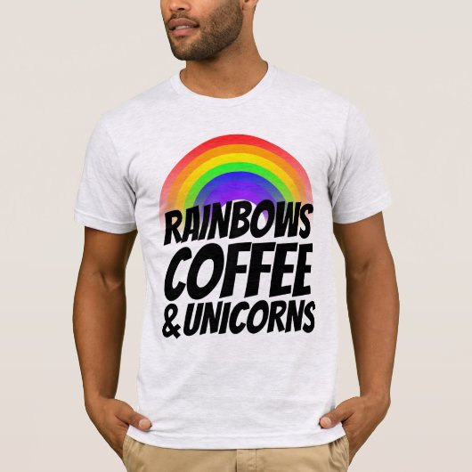 コーヒーのユニコーンTシャツ Tシャツ (正面)