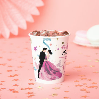 コーヒーのユニーク香結婚合わせおもしろい 紙コップ