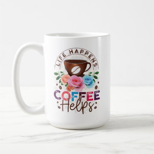 コーヒーのライフ救済 コーヒーマグカップ (左)