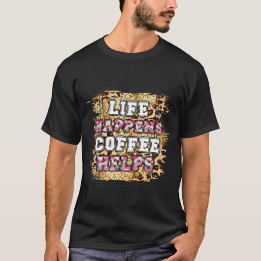 コーヒーのライフ救済 Tシャツ (正面)