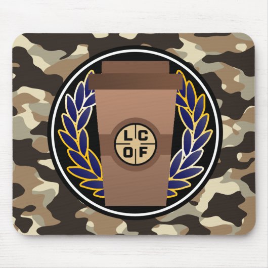 コーヒーのレギオン – マウスパッド (正面)