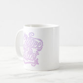 コーヒーの中で我々は信頼している コーヒーマグカップ (正面左)