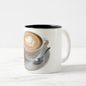 コーヒーの二音マグカップ ツートーンマグカップ (正面右)