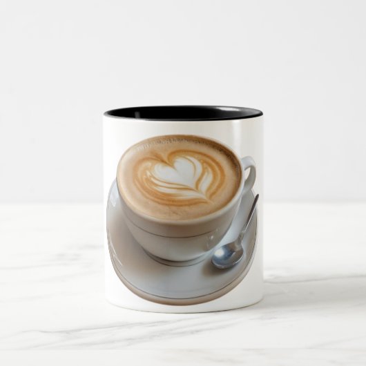 コーヒーの二音マグカップ ツートーンマグカップ (中央)