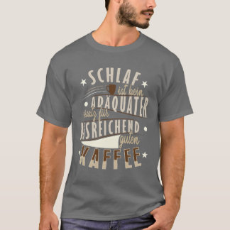コーヒーの代わりには睡眠は不十分です fam tシャツ