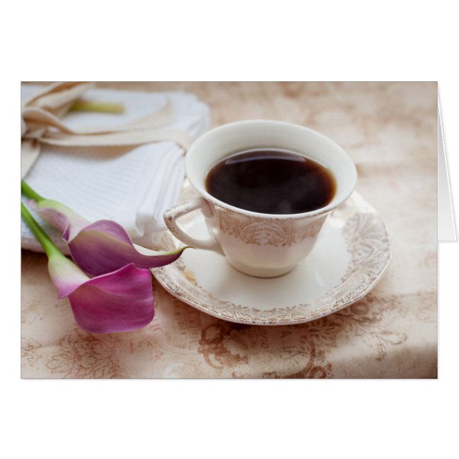 コーヒーの休憩 (正面横)