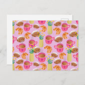 コーヒーの休憩 ポストカード (正面/裏面)