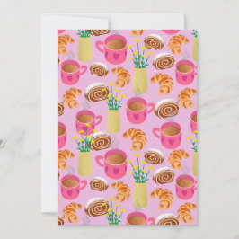 コーヒーの休憩 招待状