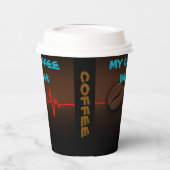 コーヒーの休憩 紙コップ (左)