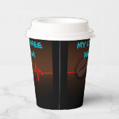 コーヒーの休憩 紙コップ (右)