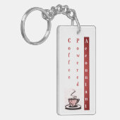 「コーヒーの会計士」 キーホルダー (正面左)