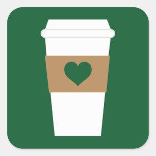 コーヒーの使い捨てコーヒーカップが好き スクエアシール