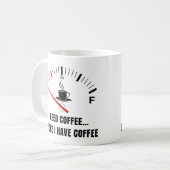 コーヒーの前にコーヒーが必要 – Meter コーヒーマグカップ (正面左)