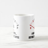 コーヒーの前にコーヒーが必要 – Meter コーヒーマグカップ (中央)