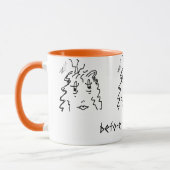 コーヒーの前に私 – コーヒー修理を必要とする女性! マグカップ (左)