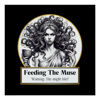 コーヒーの前に行かない:不機嫌なミューズ誌 ポスター