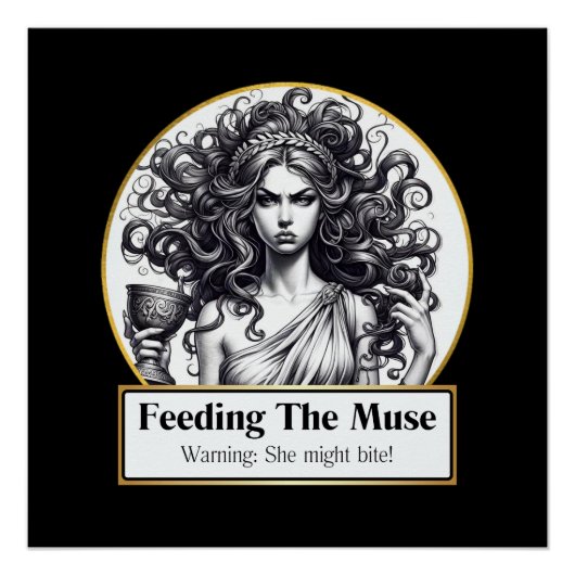 コーヒーの前に行かない：不機嫌なミューズ誌 ポスター (正面)