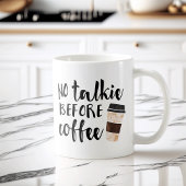 コーヒーの前に話すおもしろいこと コーヒーマグカップ