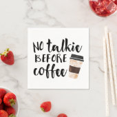 コーヒーの前に話すおもしろいこと スタンダードカクテルナプキン (インサイチュ)