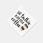 コーヒーの前に話すおもしろいこと スタンダードカクテルナプキン (角)