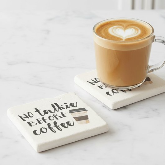 コーヒーの前に話すおもしろいこと ストーンコースター