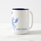 コーヒーの前にCrabby ツートーンマグカップ (正面右)