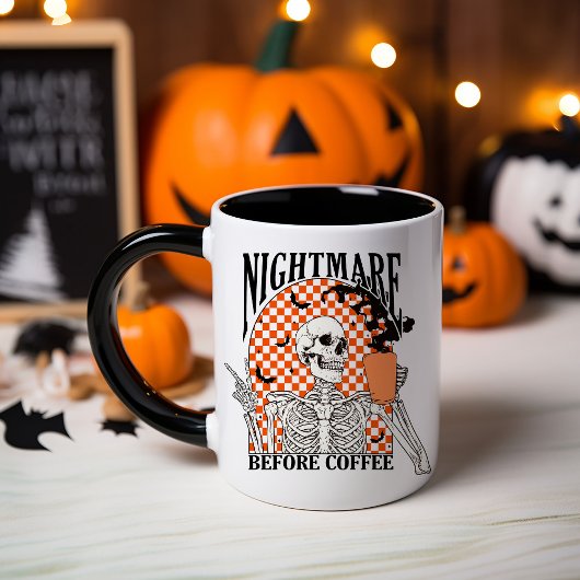 コーヒーの前の悪夢 ハロウィンマグカップ マグカップ