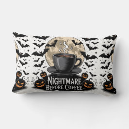 コーヒーの前の悪夢 ハロウィン ランバークッション