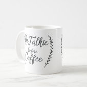 コーヒーの前の発声映画無し コーヒーマグカップ (正面左)