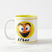 コーヒーの前後 ツートーンマグカップ (左)