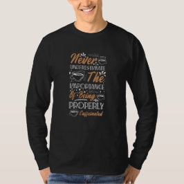 コーヒーの力を侮るなかれ | コーヒーデザイン Tシャツ