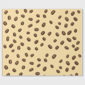 コーヒーの包装紙 ラッピングペーパー (フラット)