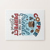 コーヒーの友達は完璧なブレンド ジグソーパズル (横)