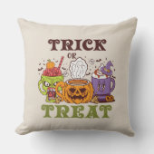 コーヒーの喜びをトリックまたは治療する クッション (正面)