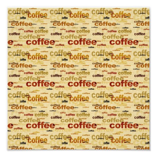コーヒーの壁紙 フォトプリント            (正面)