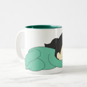 コーヒーの夢 ツートーンマグカップ (正面左)