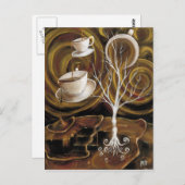 コーヒーの夢 ポストカード (正面/裏面)