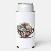 コーヒーの大波 スリム缶クーラー (Seltzer正面)