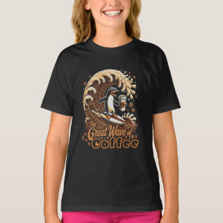 コーヒーの大波 Tシャツ