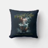 コーヒーの妖精 クッション (正面)