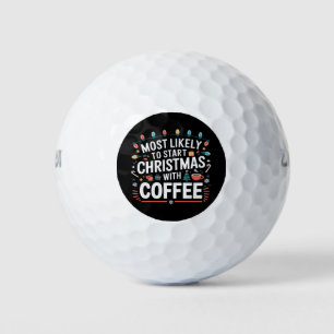 コーヒーの家族でクリスマスを始める可能性が最も高い ゴルフボール