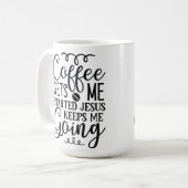 コーヒーの引用 コーヒーマグカップ (正面左)
