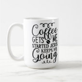 コーヒーの引用 コーヒーマグカップ (左)