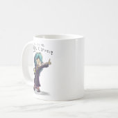 "コーヒーの後で私に"気違いのMunchkinのマグ話して下さい コーヒーマグカップ (正面左)