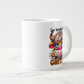 コーヒーの後の人生はじまる ジャンボコーヒーマグカップ (正面右)